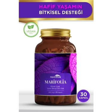 Hekimzade Marifolia Doğal Metabolizma Desteği Sağlayan Mürver Çiçeği İçeren Takviye Edici Gıda 30