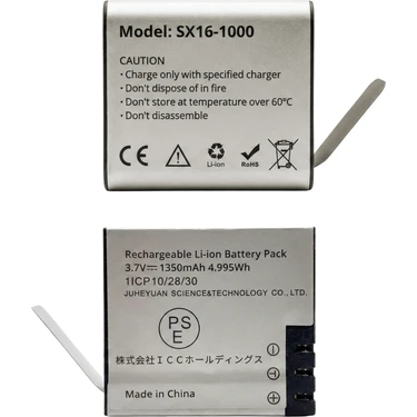 Akaso EK7000 Pro Aksiyon Kamera Bataryası 2