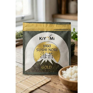 Kiyomi Organik Sushi Nori Suşi Deniz Yosunu - 10