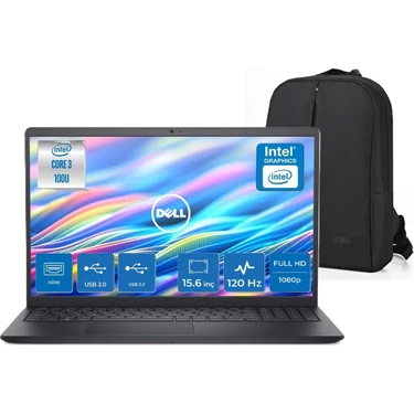 Dell Pro 15 Intel Core I3-100U 16GB Ram 512GB SSD 15.6" Fhd 120Hz IPS Windows 11 Pro + Snertech