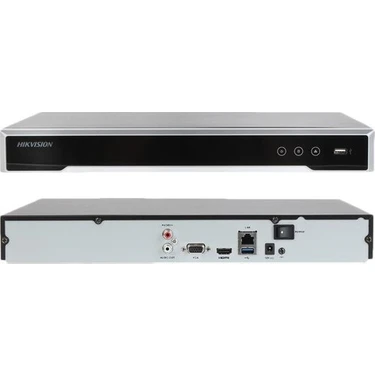 Kaia Life Hıkvısıon DS-7616NI-Q2, 16KANAL, 8mpix, H265+, 2 HDD Desteği, 2160P Kayıt, 160MBPS Bant