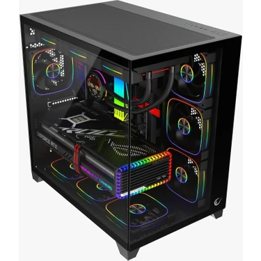 Rampage Sealıte Siyah 850W 80 Plus Bronze Atx/m-Atx 7X12CM Argb Pwm Fan+Kumanda Oyuncu