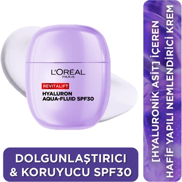 L'oréal Parisrevitalift [hyaluronik Asit] Içeren Dolgunlaştırıcı Hafif Yapılı SPF30 Korumalı
