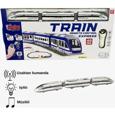 Vardem Uzaktan Kumandalı Işıklı Hızlı Tren Seti 49 Parça – Fiyatı