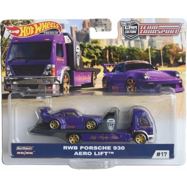 ミニカー RWB PORSCHE 930 AERO LIFT #17 Hot Wheels Premium Team Transport #17 Rwb Porsche 930 Aero Fiyatı