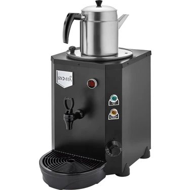 Remta Tek Demlikli 9 Lt Jumbo Çay Ocağı 1500 W Siyah Yüksek Performanslı Paslanmaz Çelik Tasarım