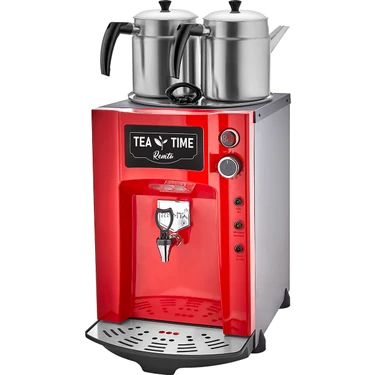 Remta 2 Demlikli 15 Lt Premium Jumbo Çay Makinesi Kırmızı -
