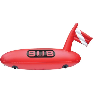 Lalizas Dalış Şamandırası-Torpedo ÇAP28CM L88CM Dayanıklı Malzeme ile Güvenli Dalış
