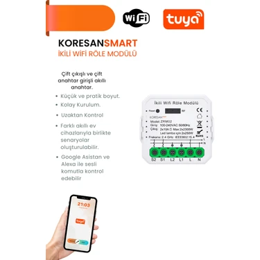 Ikili Wifi Tuya Röle