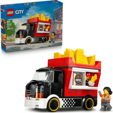 LEGO® City Patates Kızartması Kamyonu 60488 – 5 Yaş ve Üzeri Çocuklar için Yaratıcı Oyuncak Yapım