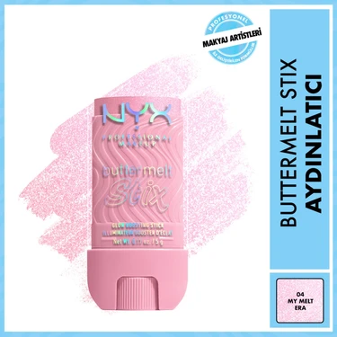 NYX Professional Makeup Buttermelt Stix Highlighter - Kremsi Stick Aydınlatıcı 04 - My Melt