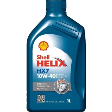 Shell Helix Hx7 10W-40 1 Litre Motor