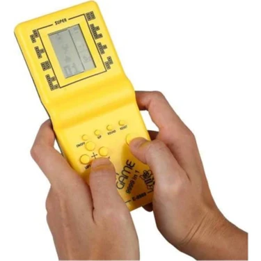 Fftek Sarı (Aldığınız Renk Gönderilir) Tetris Nostaljik Atari Tetris El Atarisi Unutulmayan Tetris