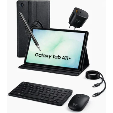 Samsung Galaxy Tab A11 Plus 6gb 128gb 11 İNÇ Kalem Kılıf Başlık Cam Klavye Mouse ( Türkiye