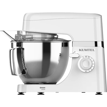 Kumtel Beyaz Hamur Yoğurma 1800WATT 4.5lt Dondurma Yapma Aprt.