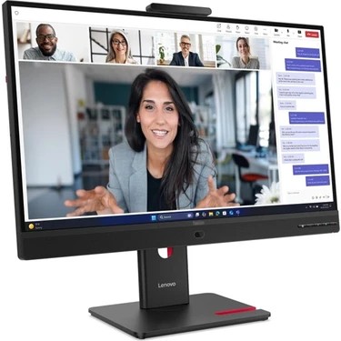 Lenovo Thinkvision T27QD-4V 64B8UAR1TK 27” 120Hz RJ45 (10/100/1000M) Webcam Speaker Mikrofon 4ms 2k