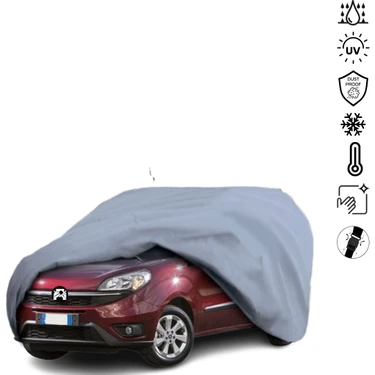 ULTRASHOP Fiat Doblo (2015 -) Su Geçirmez Araba Brandası Dış Mekan Oto