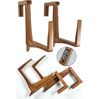 Binbirreyon Ayarlanabilir Balkon Demiri Saksı Askısı 2 Adetli Set 35-97MM