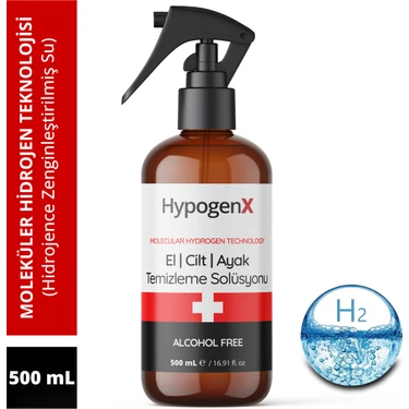 Hypogenx El | Cilt | Ayak Temizleme Solüsyonu - 500 ml (Hipokloröz Asit