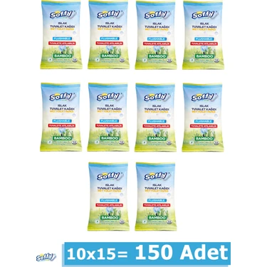 10*15 Adet'li Cep Boy Islak Tuvelet