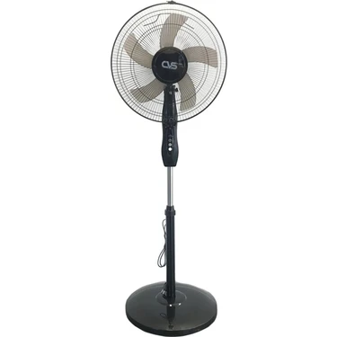 Cvs 16" Yuvarlak Ayak Vantilatör 40 W Güçlü Siyah Renkli Ayaklı
