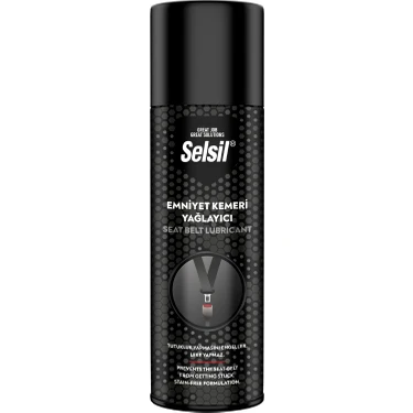 Selsil Emniyet Kemeri Yağlayıcı Sprey Anti-Statik Özellikli 200 ml
