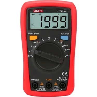 Uni-T Unit UT 33A+ 600V Dijital Multimetre Ölçü