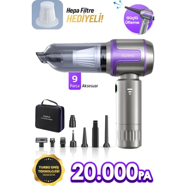 Auhma AHV-09 Kablosuz Taşınabilir Araç İçi El Süpürgesi | Fiyatı