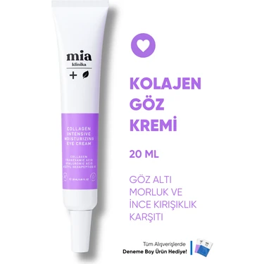 Mia Klinika 20 ml Koyu Leke Görünümü ve İnce Çizgi Görünümünü Azaltan Peptit İçeren Göz Çevresi