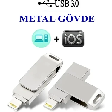 Maxgo 3157 64 GB Flash Bellek Iphone Lightning 3.0 USB Otg Flash Data Pc