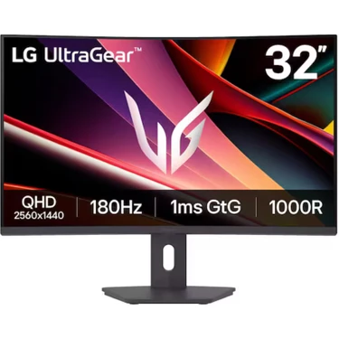 Lg Ultragear™ G6 31.5" 32G600A-B 180Hz 1ms(gtg) Qhd Va Curved Pivot Gaming