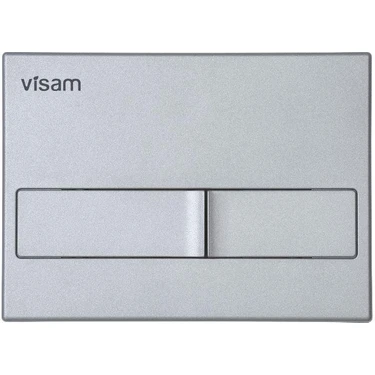 Visam Karina Mat Krom Gömme Rezervuar Kumanda Paneli Basma Butonu