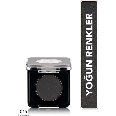Flormar Mono Yüksek Pigmentli & Doğal Işıltılı Kompakt Göz Farı (015 Black Mirror)