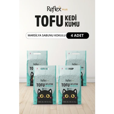 Reflex Plus Marsilya Sabunu Kokulu Tofu Kedi Kumu 7 L x 4