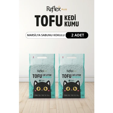 Reflex Plus Marsilya Sabunu Kokulu Tofu Kedi Kumu 7 L x 2