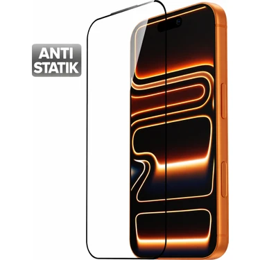 Bzontech iPhone 17 Pro Uyumlu Anti Statik Ekran Koruyucu Toz Tutmayan Kırılmaz