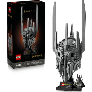 LEGO Icons Yüzüklerin Efendisi: Sauron'un Miğferi 11373 - Yetişkinler Için Minifigür Içeren