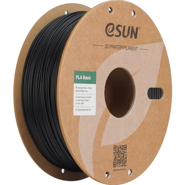 Esun Pla Basic Siyah Filament 1,75MM 1kg -
