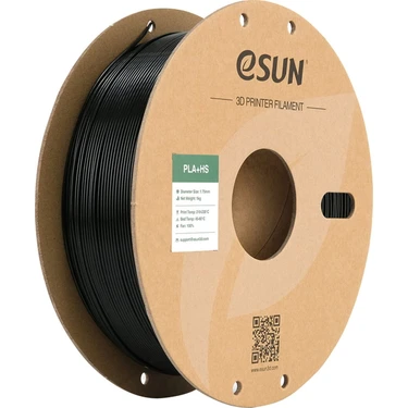 Esun Pla+Hs Siyah Filament 1,75MM 1kg -