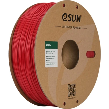 Esun Abs+ Ateş Kırmızısı Filament 1,75MM 1kg -