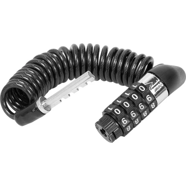 Carub Bisiklet ve Motosiklet Kilidi Spiralli Şifreli 4X1200 mm