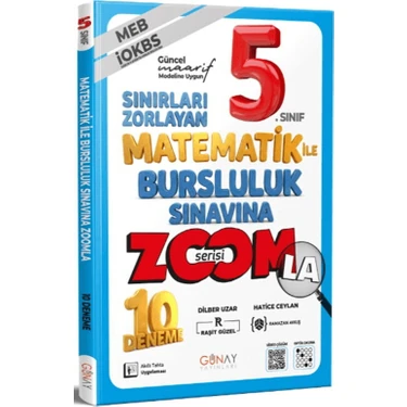 Günay Yayınları 5. Sınıf Matematik Zoom La Bursluluk Sınavı Kitabı