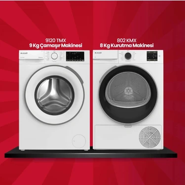 Arçelik 9120 Tmx - 802 Kmx(9kg Çamaşır&8 kg