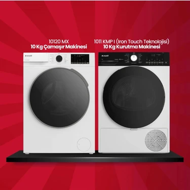 Arçelik 10120 Mx - 1011 Kmp I 10 kg Çamaşır-Kurutma Ikili