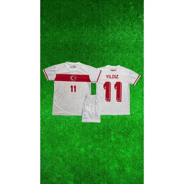 Rodak Spor Kenan Yıldız 11 Türkiye Şortlu Çocuk 2026 Dünya Kupası Forması 2'li