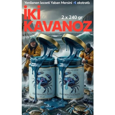 Craboutdoor Crab 2 Kavanoz Yengeç Turkuaz 2X240 gr Anzeli Fiyatı