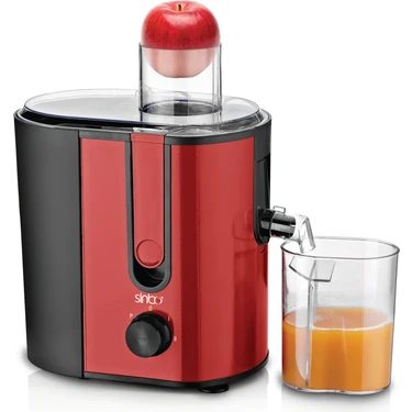 Sinbo SJ-3143 Kırmızı Katı Meyve Sıkacağı 600 W 990 ml Kapasite ile Kadınlar İçin Pratik