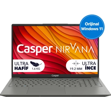 Casper Nirvana X650 I7-13620H 32GB DDR5 1TB SSD Windows 11 Home 15.6"