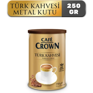 Cafe Crown 250 gr Teneke Türk