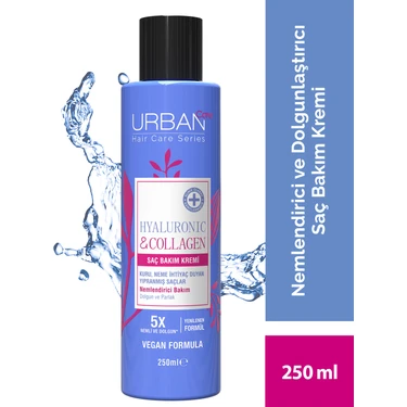 Urban Care Hyaluronik & Kolajen Kuru ve Cansız Saçlara Özel Saç Bakım Kremi 250
